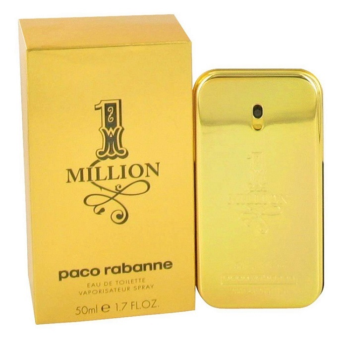 1 Million Cologne by Paco Rabanne 1.7oz Eau De Toilette Spray for men 1 Million Cologne by Paco Rabanne 1.7oz Eau De Toilette Spray for men